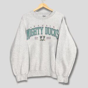 90s Vintage Anaheim Mighty Ducks Logo Sweatshirt, Anaheim Ducks Hockey Shirt Tee